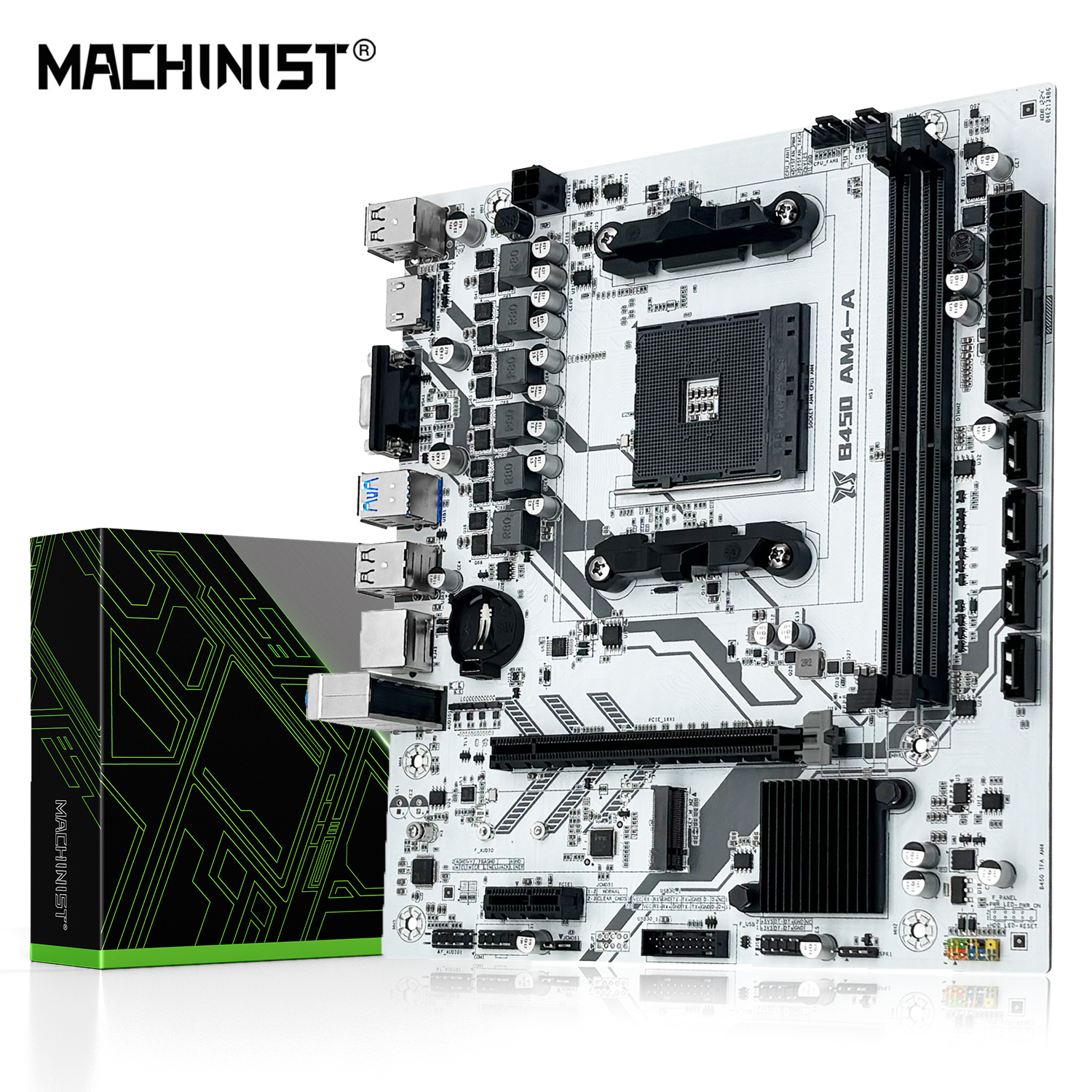 Pc Gaming Xeon - MACHINIST B450 Motherboard AMD Processor Dual-channel