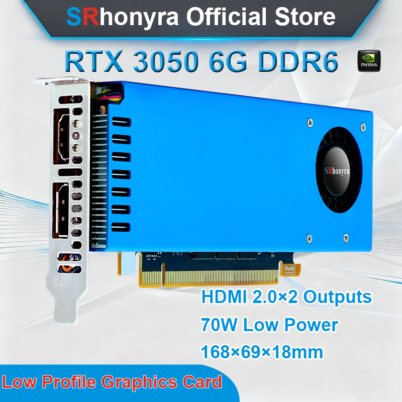 Pc Gaming Graphics Card - SRhonyra Geforce RTX 3050 6GB Low
