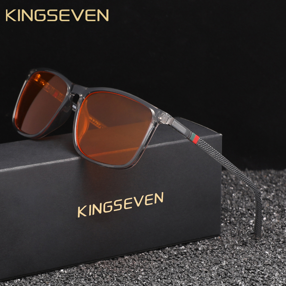 Gaming Glasses Blue Light - KINGSEVEN Blue Light Filter Transparent Glasses