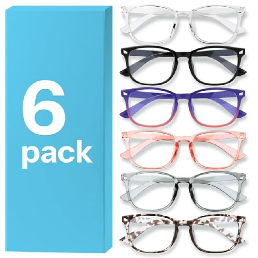 Gaming Glasses Blue Light - MIGSIR 6 Pack Blue Light Blocking