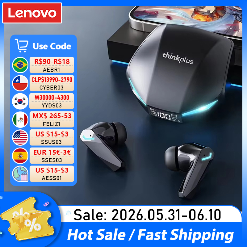 Pc Gaming Earphones - New Lenovo XT53 Wireless Upgrade Bluetooth