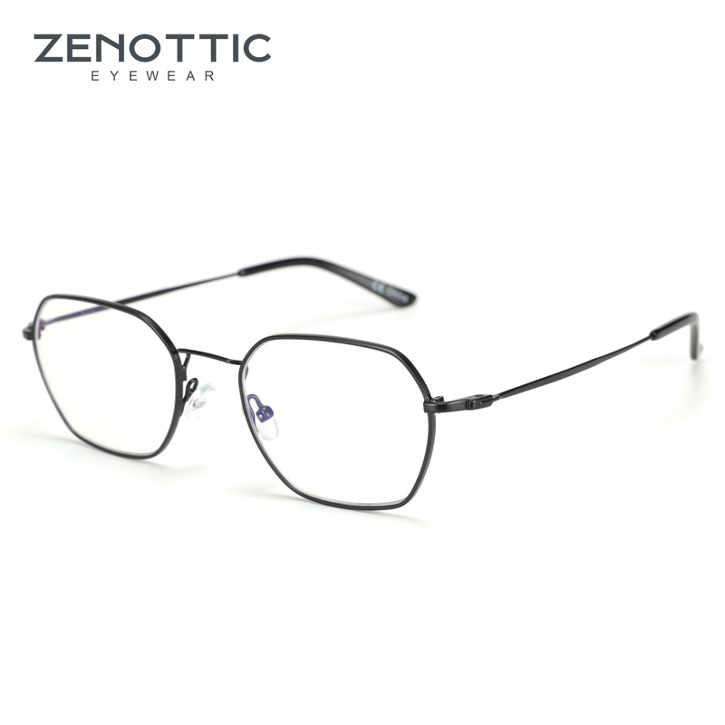 Gaming Glasses Blue Light - ZENOTTIC Metal Anti Blue Light Computer
