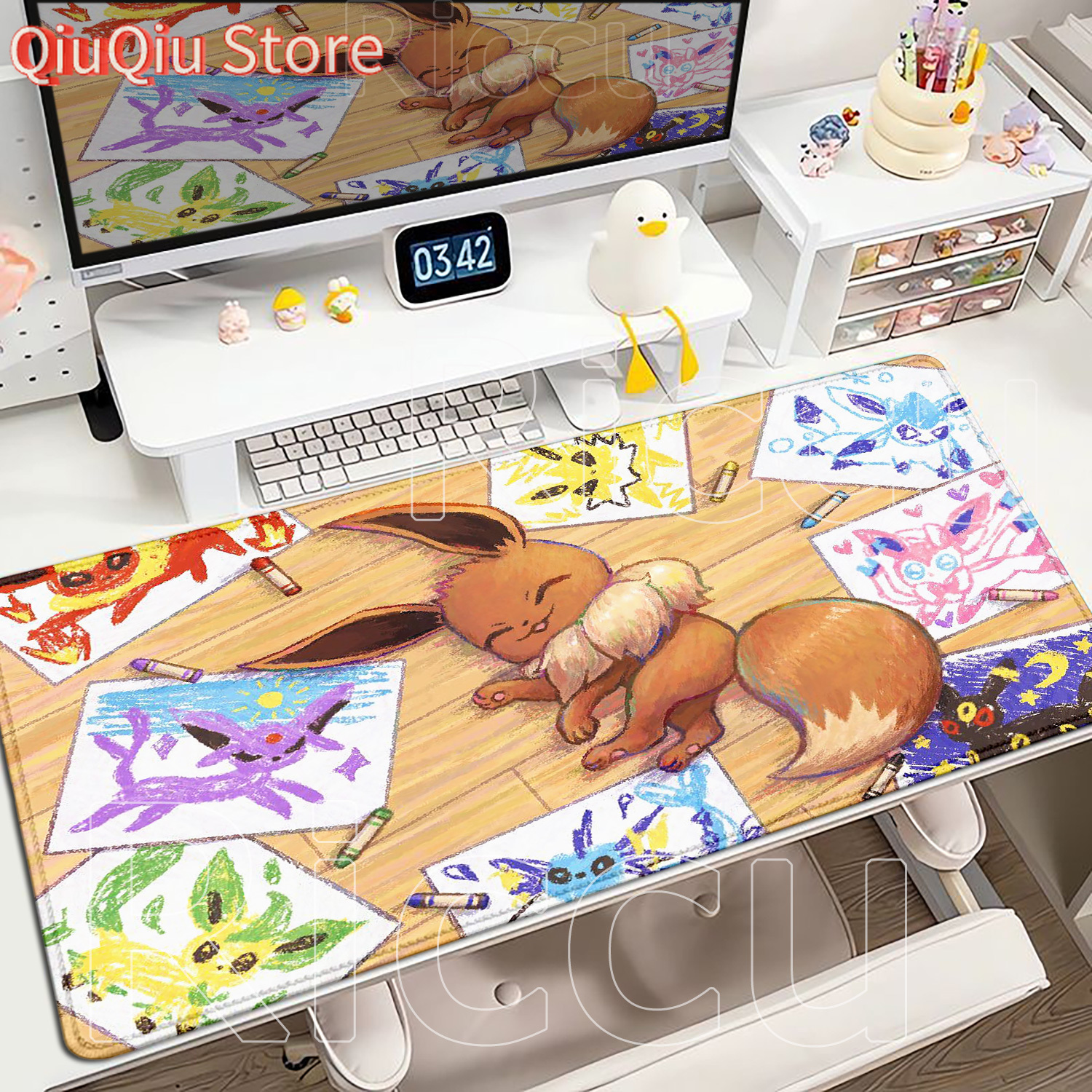 Pc Gaming Wallpaper - New Kawaii Wallpaper E-Eevees Mouse Pad