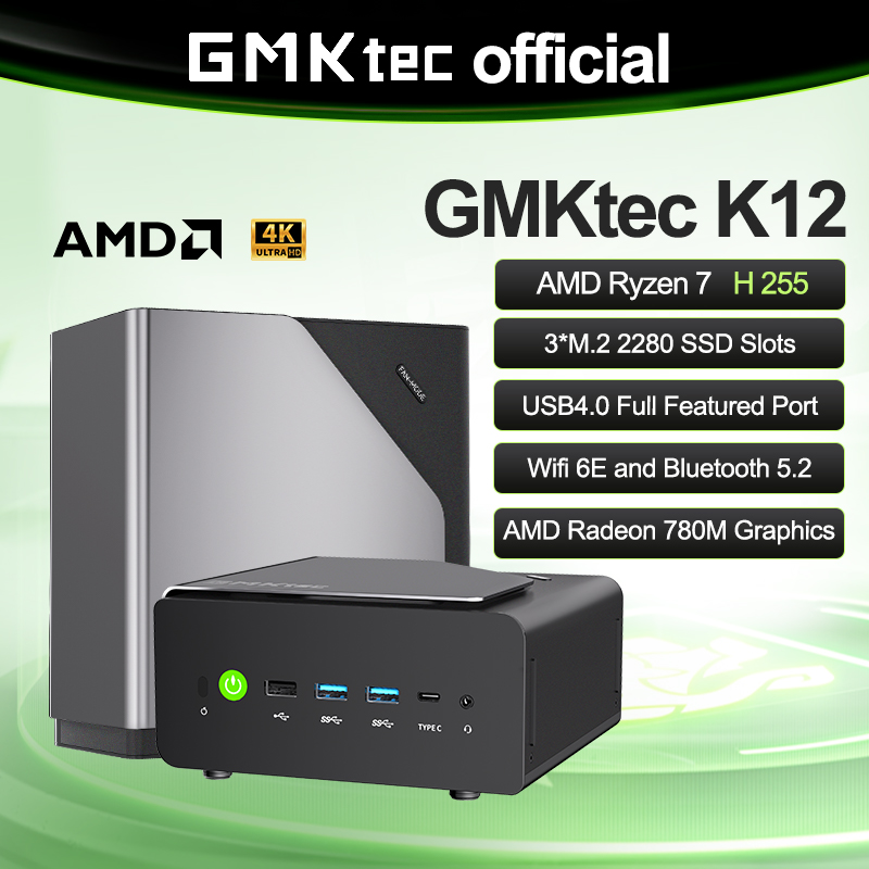 Pc Gaming Ryzen - GMKtec K12 Mini PC AMD Ryzen™