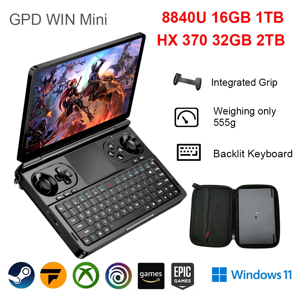 GPD WIN Mini Player 7inch Scre - đánh giá và giá Pc Gaming Ram 32Gb