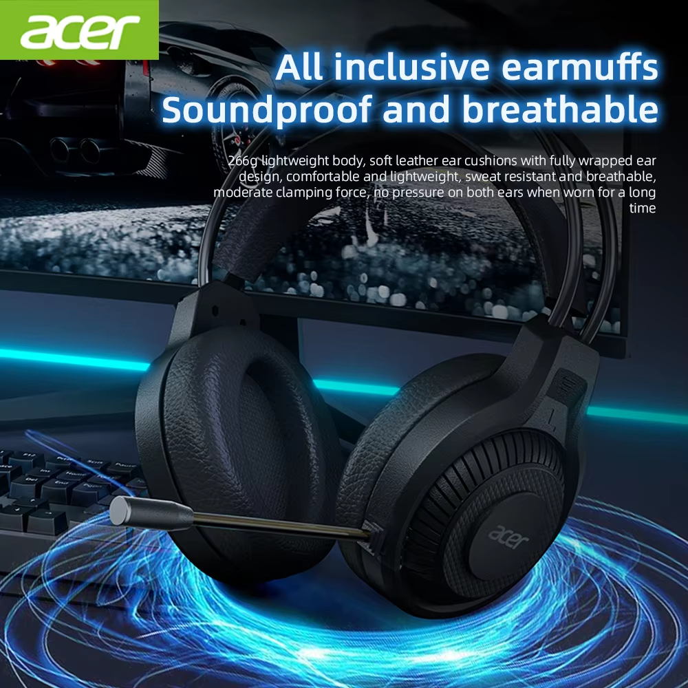 Acer OHW303 Gaming Headphones  - đánh giá và giá Pc Gaming Vr Headset