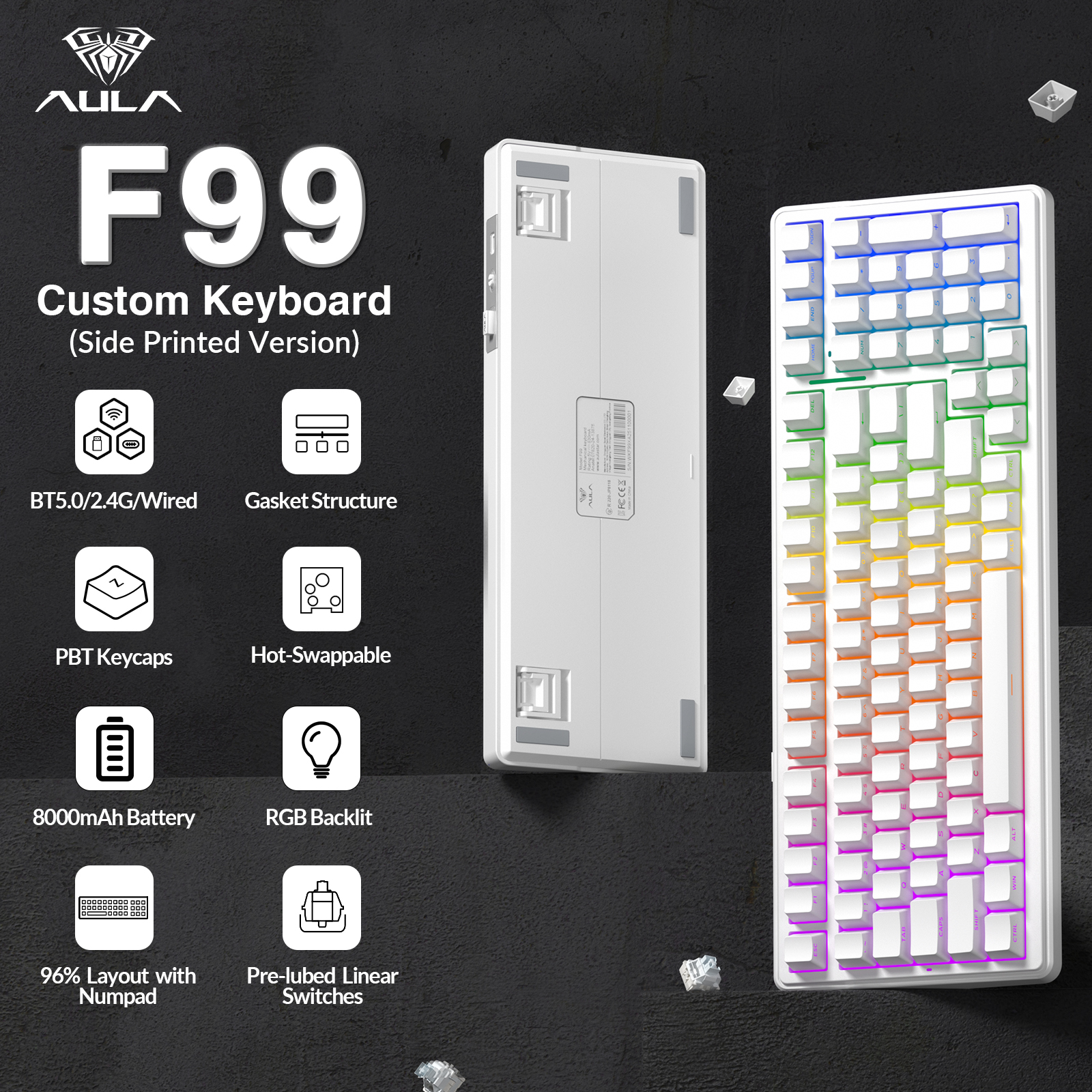 AULA F99 Upgrade Version 99% L - đánh giá và giá Pc Gaming Upgrades