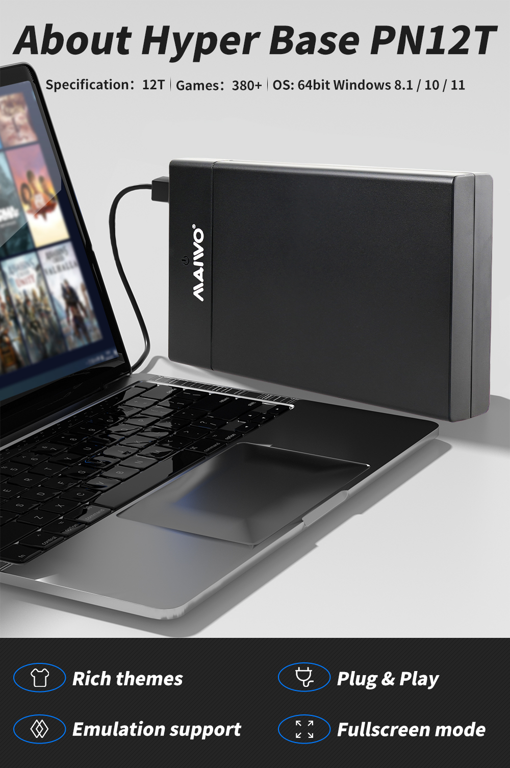 Playnite System Portable 12TB  - đánh giá và giá Pc Gaming Aaa