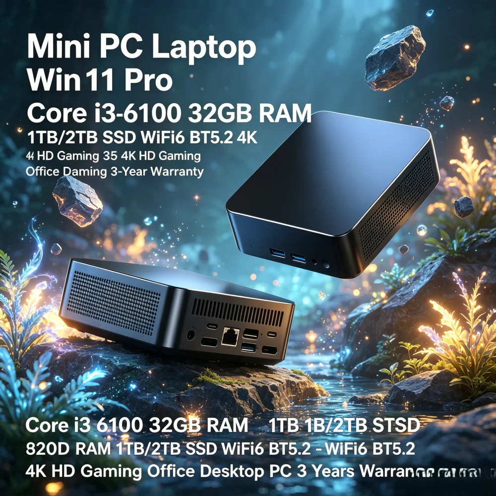 Mini PC Laptop Win11 Pro Core  - đánh giá và giá Pc Gaming Ram 32Gb
