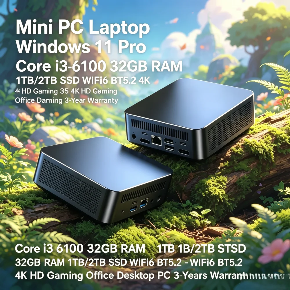 Mini PC Laptop Win11 Pro Core  - đánh giá và giá Pc Gaming Ram 32Gb