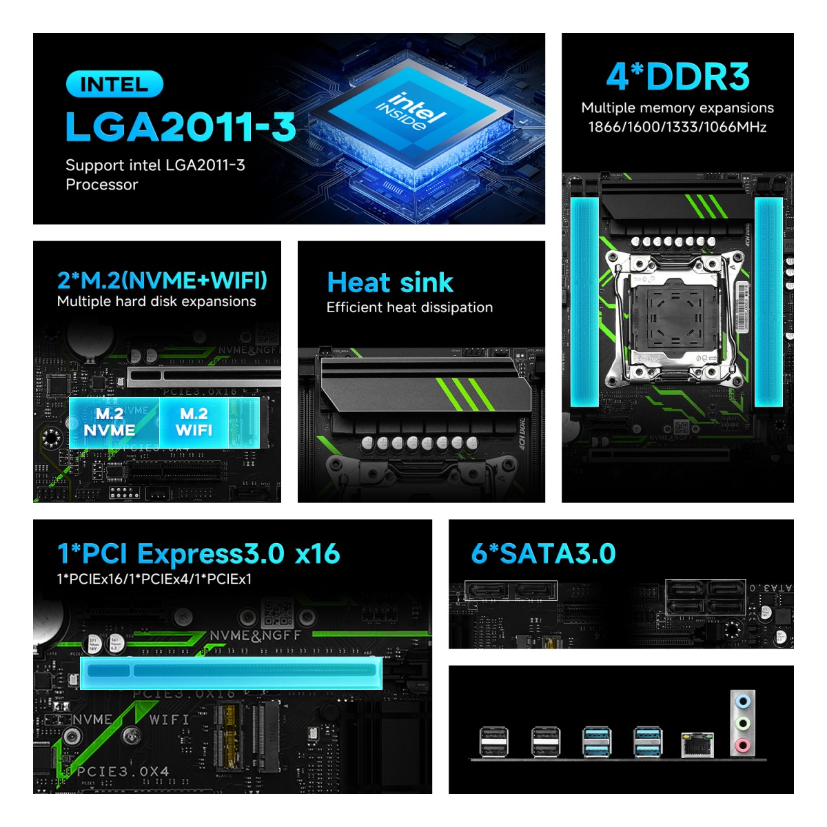 HUANANZHI X99-MD3 Motherboard  - đánh giá và giá Pc Gaming Xeon