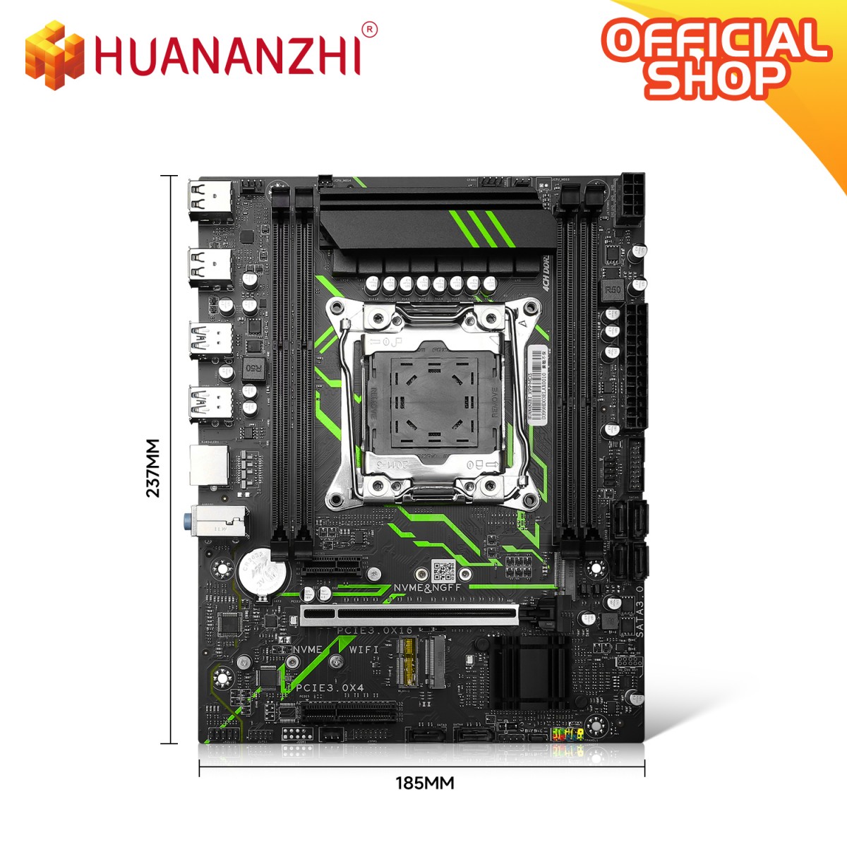 HUANANZHI X99-MD3 Motherboard  - đánh giá và giá Pc Gaming Xeon