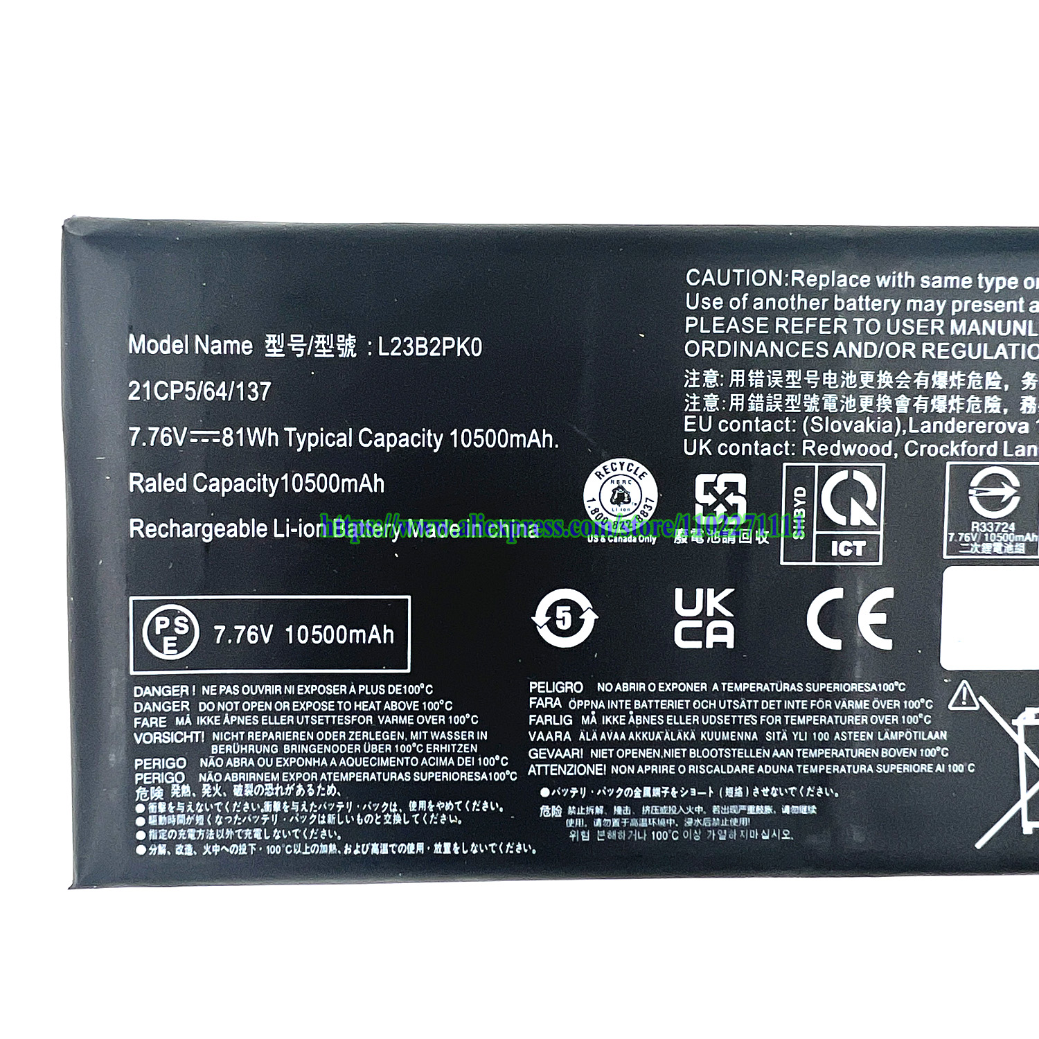 81Wh Upgrade High Capacity L23 - đánh giá và giá Pc Gaming Upgrades