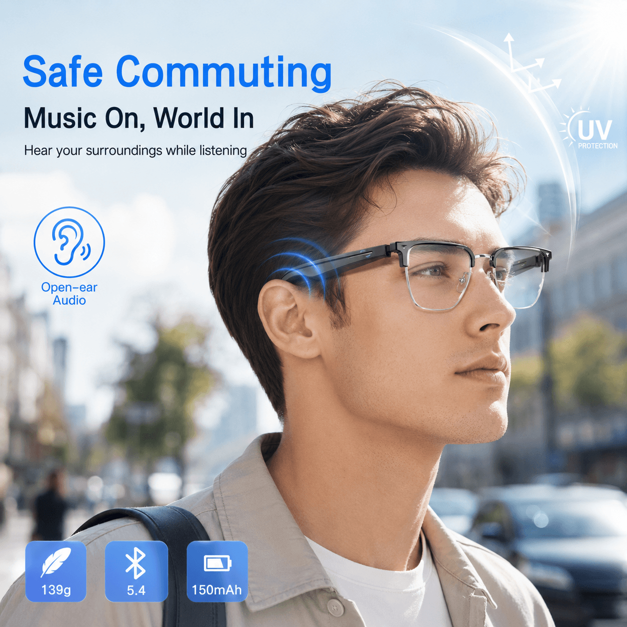 AIMB V2 Smart Bluetooth Glasse - đánh giá và giá Gaming Glasses Blue Light