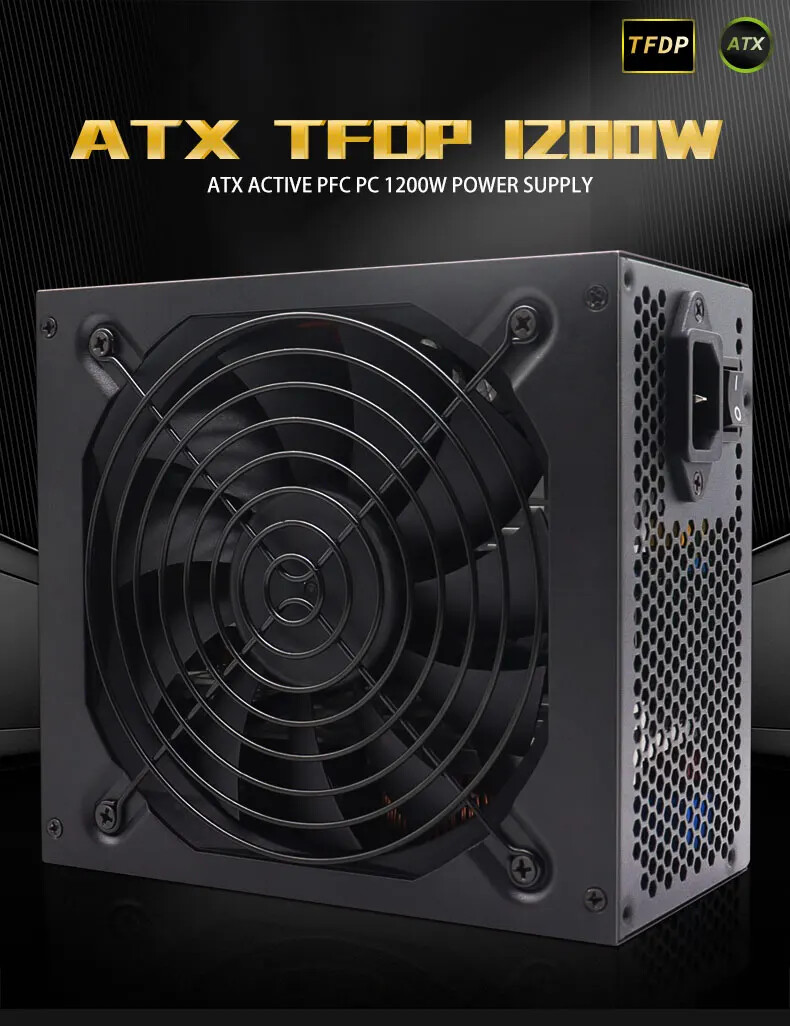 1200W Computer PC Power Supply - đánh giá và giá Pc Unit For Gaming