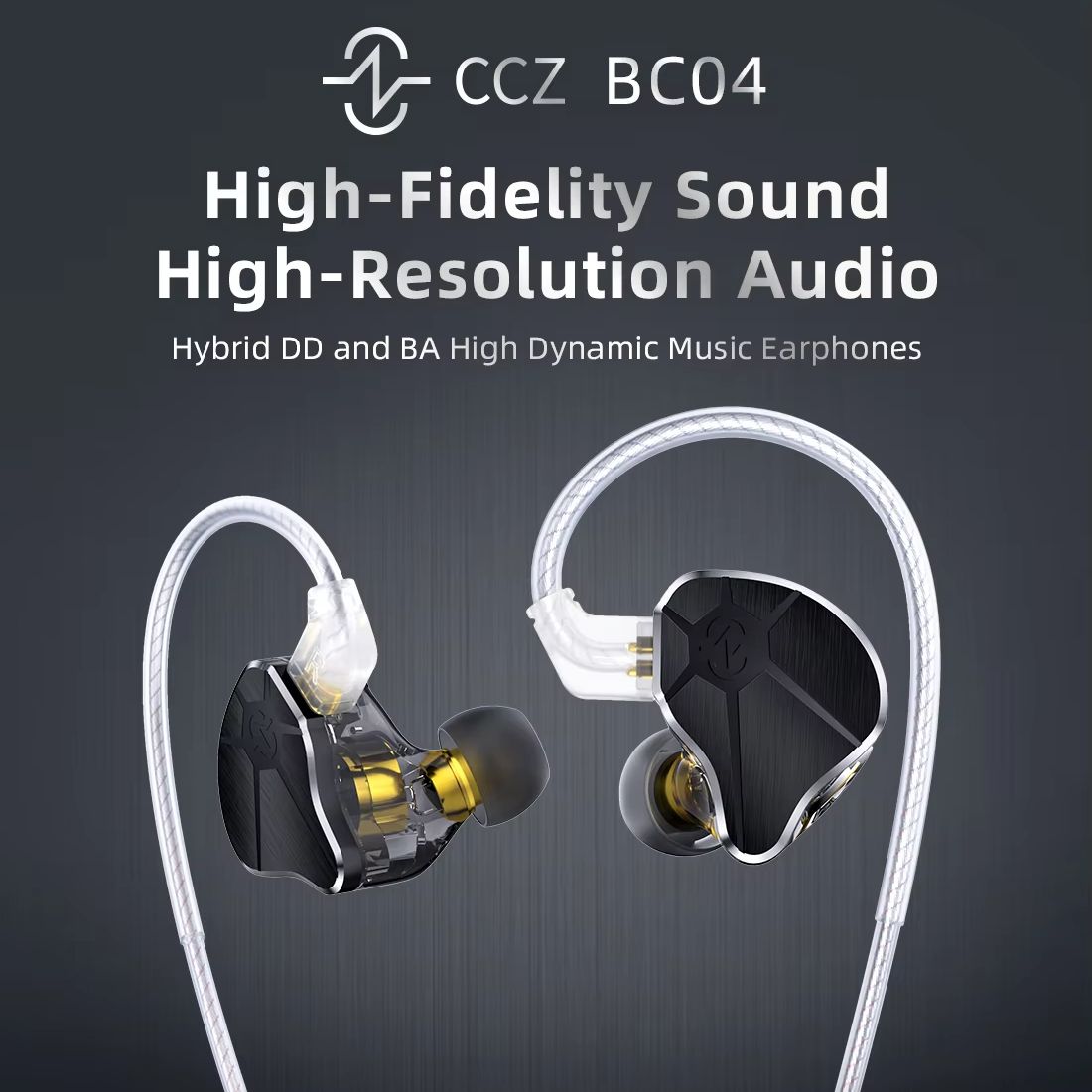 CCZ BC04 1DD+1BA Hybrid IEM He - đánh giá và giá Pc Gaming Earphones