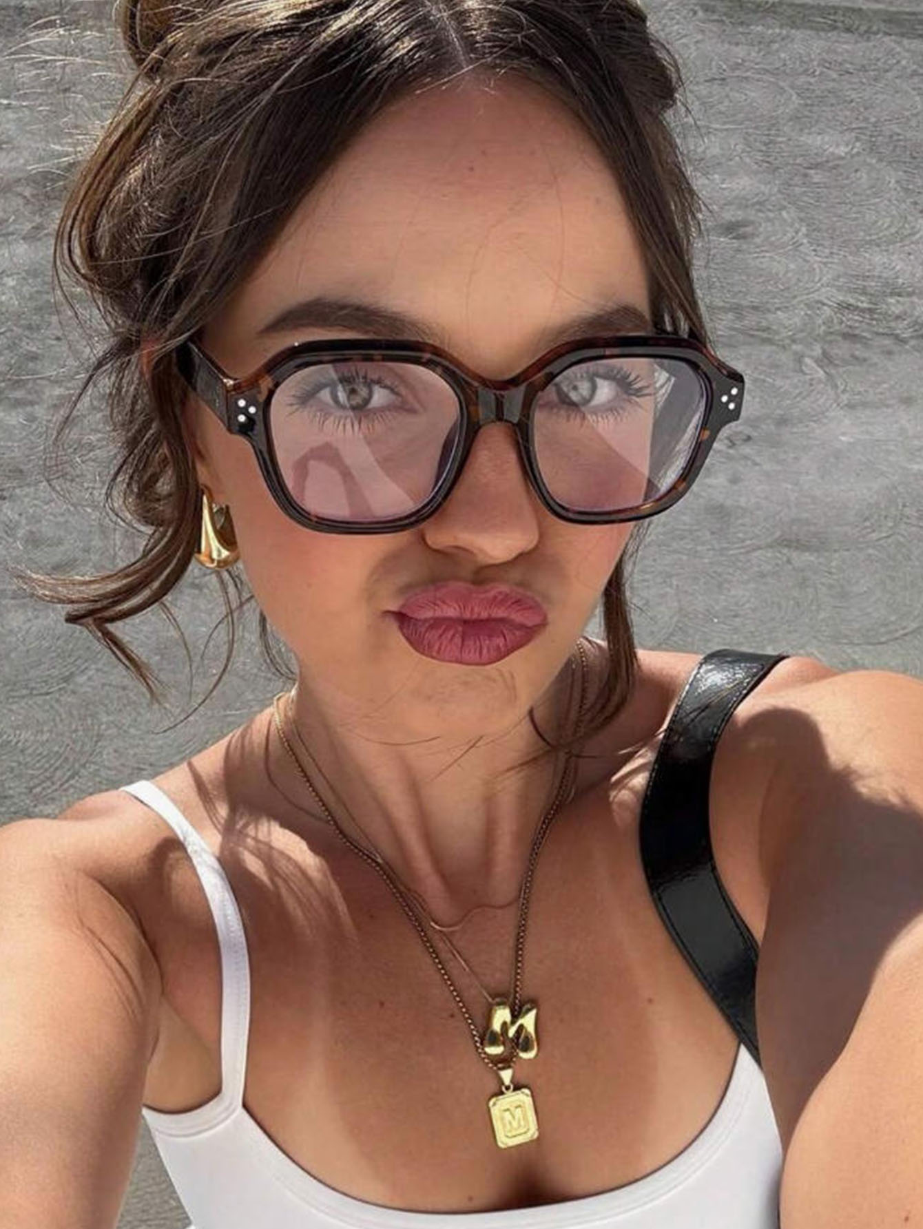 1Pair Women's Retro Oversized  - đánh giá và giá Gaming Glasses Blue Light