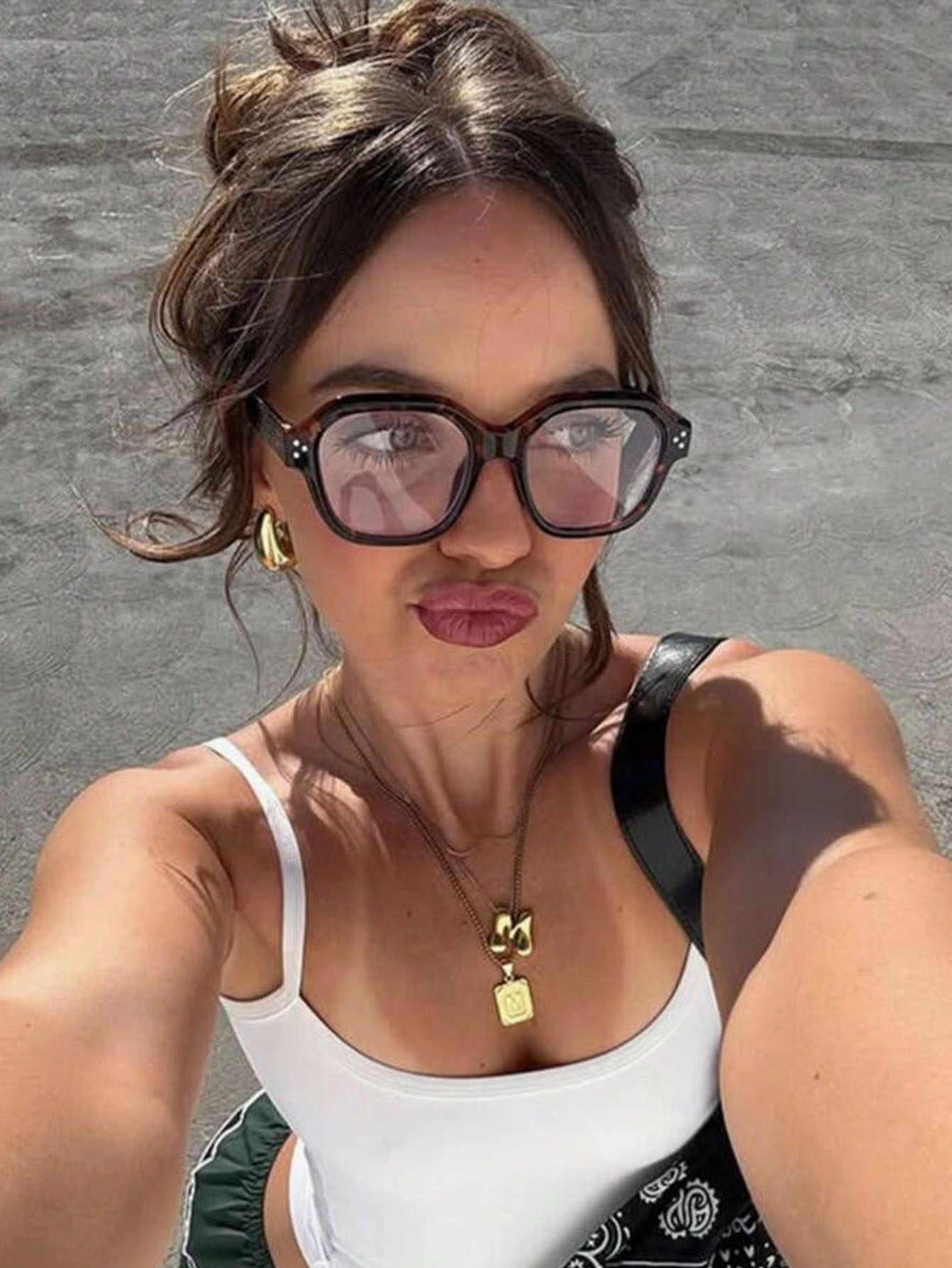 1Pair Women's Retro Oversized  - đánh giá và giá Gaming Glasses Blue Light