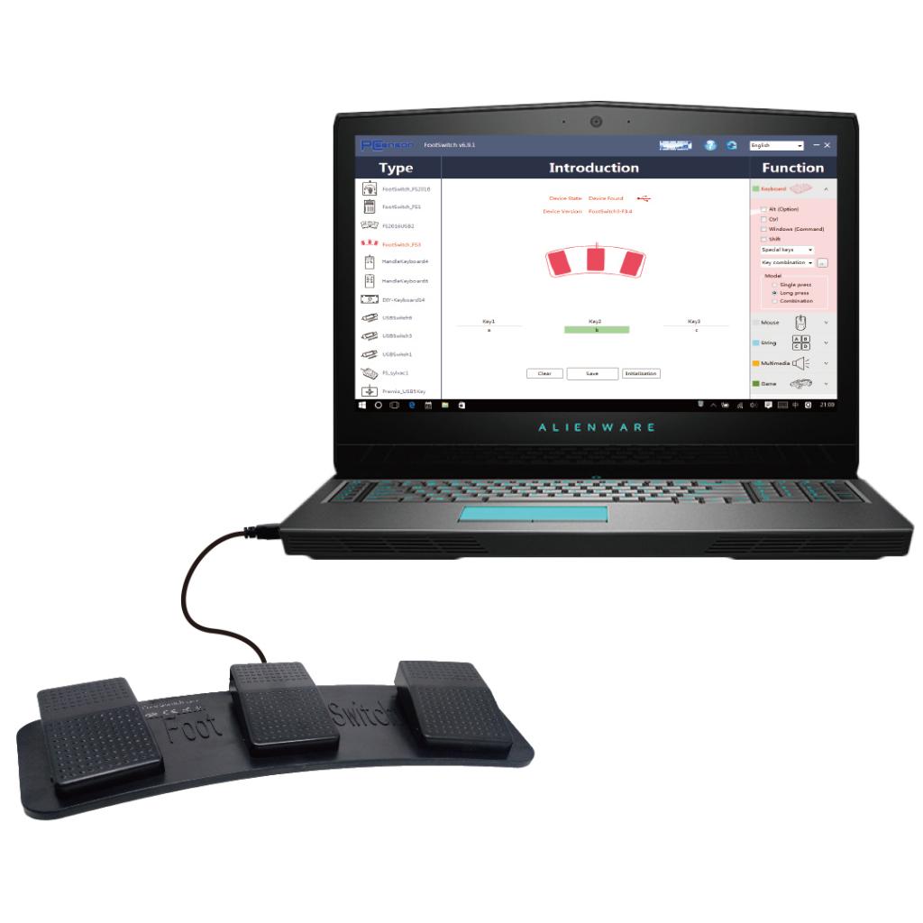 Programmable Triple Foot Pedal - đánh giá và giá Usb Foot Pedal Gaming