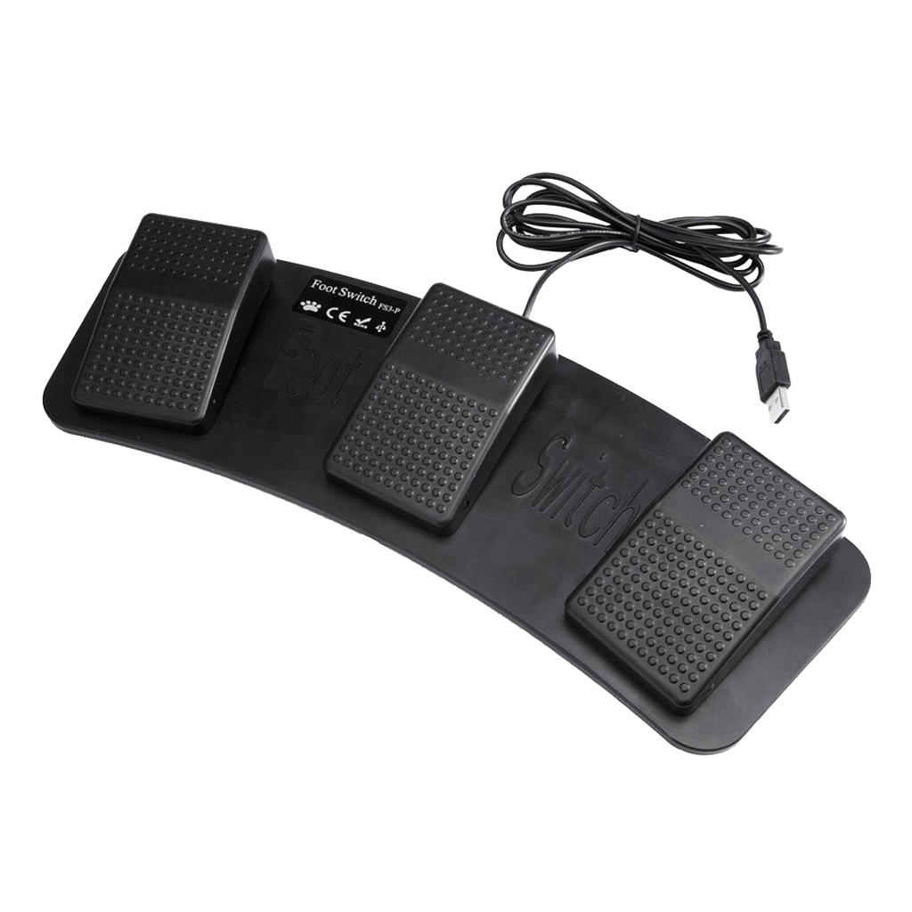 Programmable Triple Foot Pedal - đánh giá và giá Usb Foot Pedal Gaming