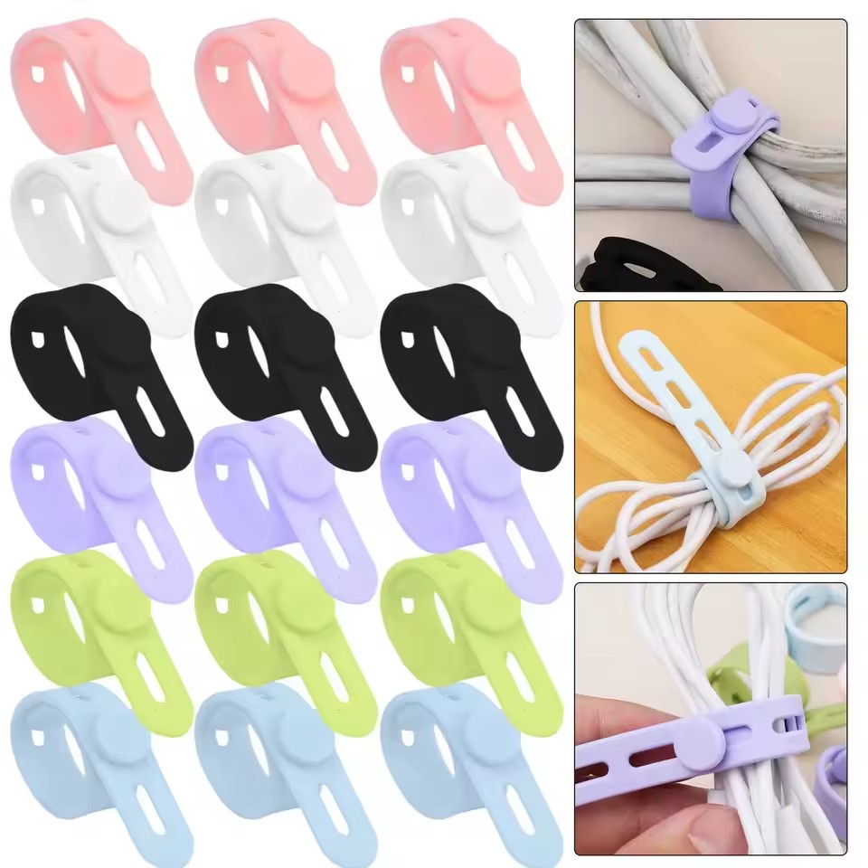 Silicone Cable Ties Assorted C - đánh giá và giá Cable Management Sleeve