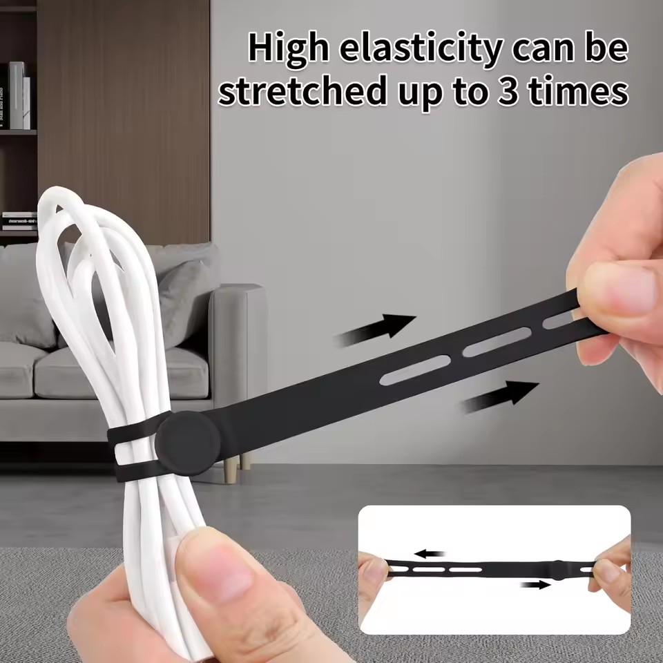 Silicone Cable Ties Assorted C - đánh giá và giá Cable Management Sleeve