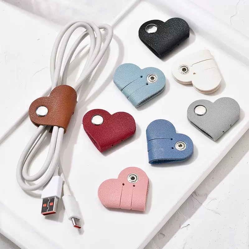 Mini Heart Shape Cable Organiz - đánh giá và giá Cable Management Sleeve
