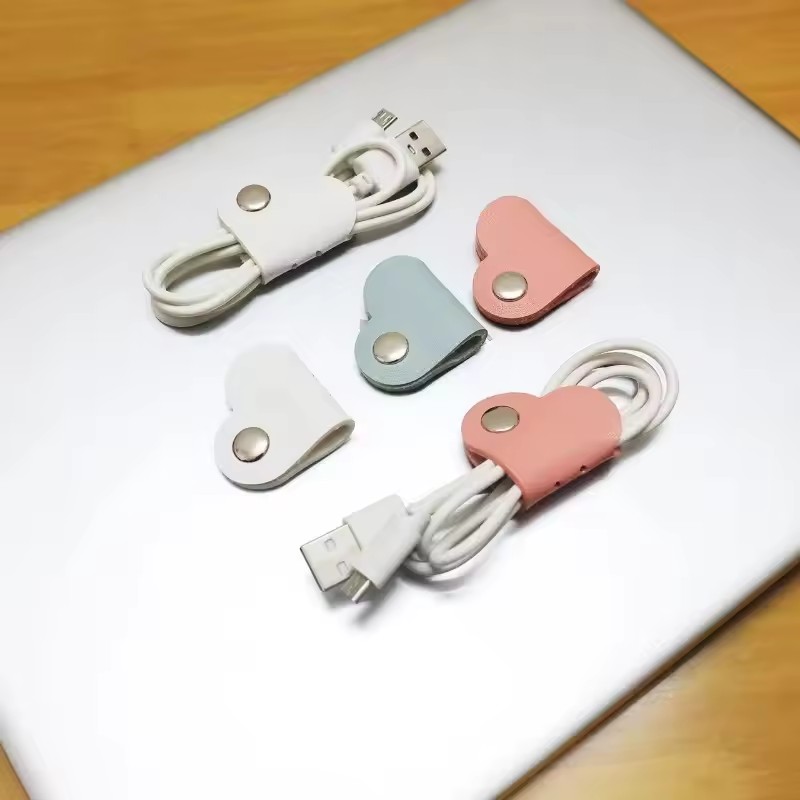 Mini Heart Shape Cable Organiz - đánh giá và giá Cable Management Sleeve