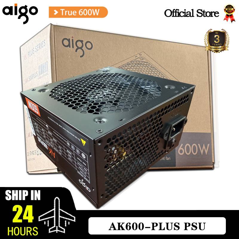 Aigo AK 600W PC PSU Power Supp - đánh giá và giá Pc Unit For Gaming