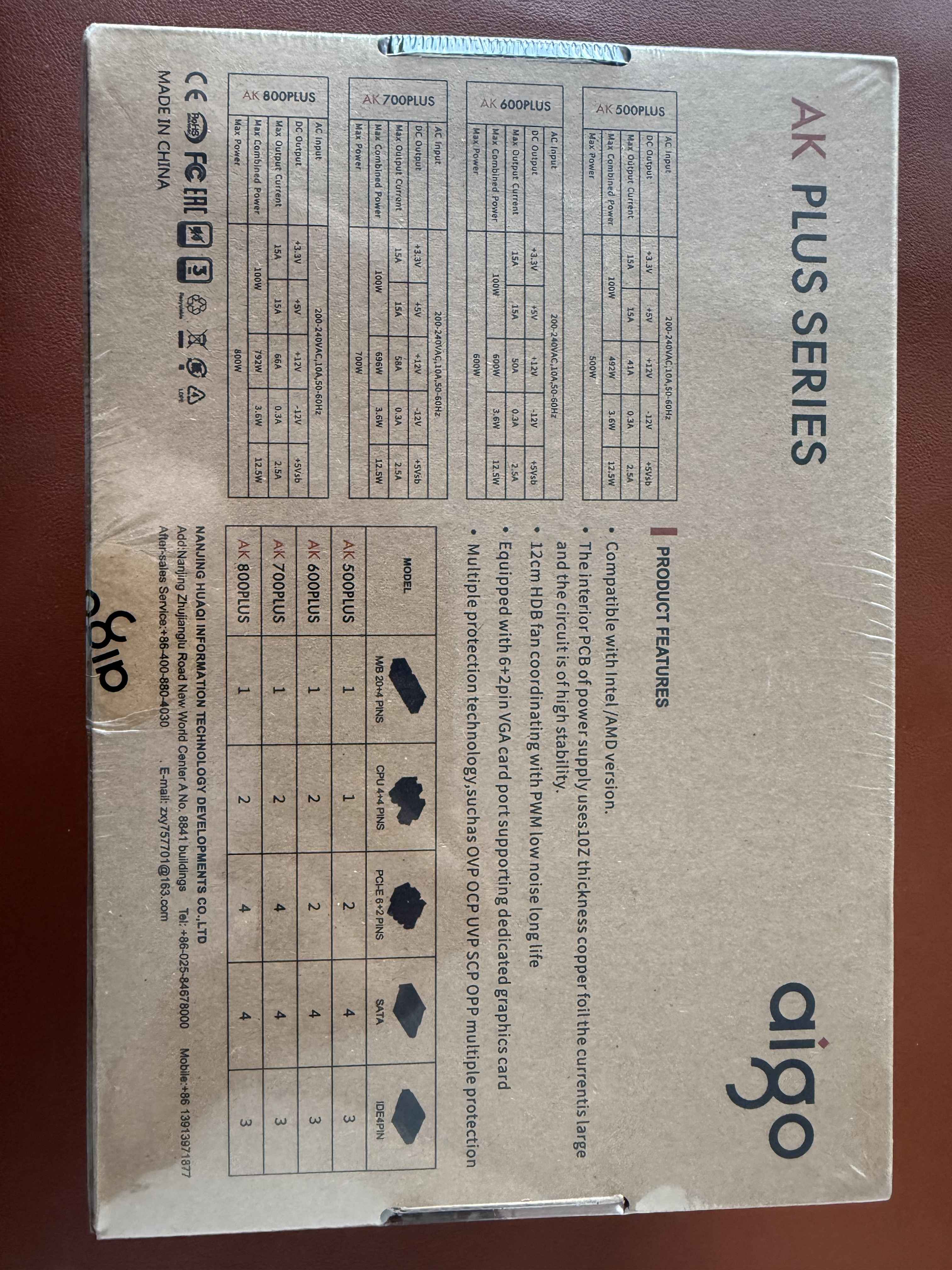 Aigo AK 600W PC PSU Power Supp - đánh giá và giá Pc Unit For Gaming