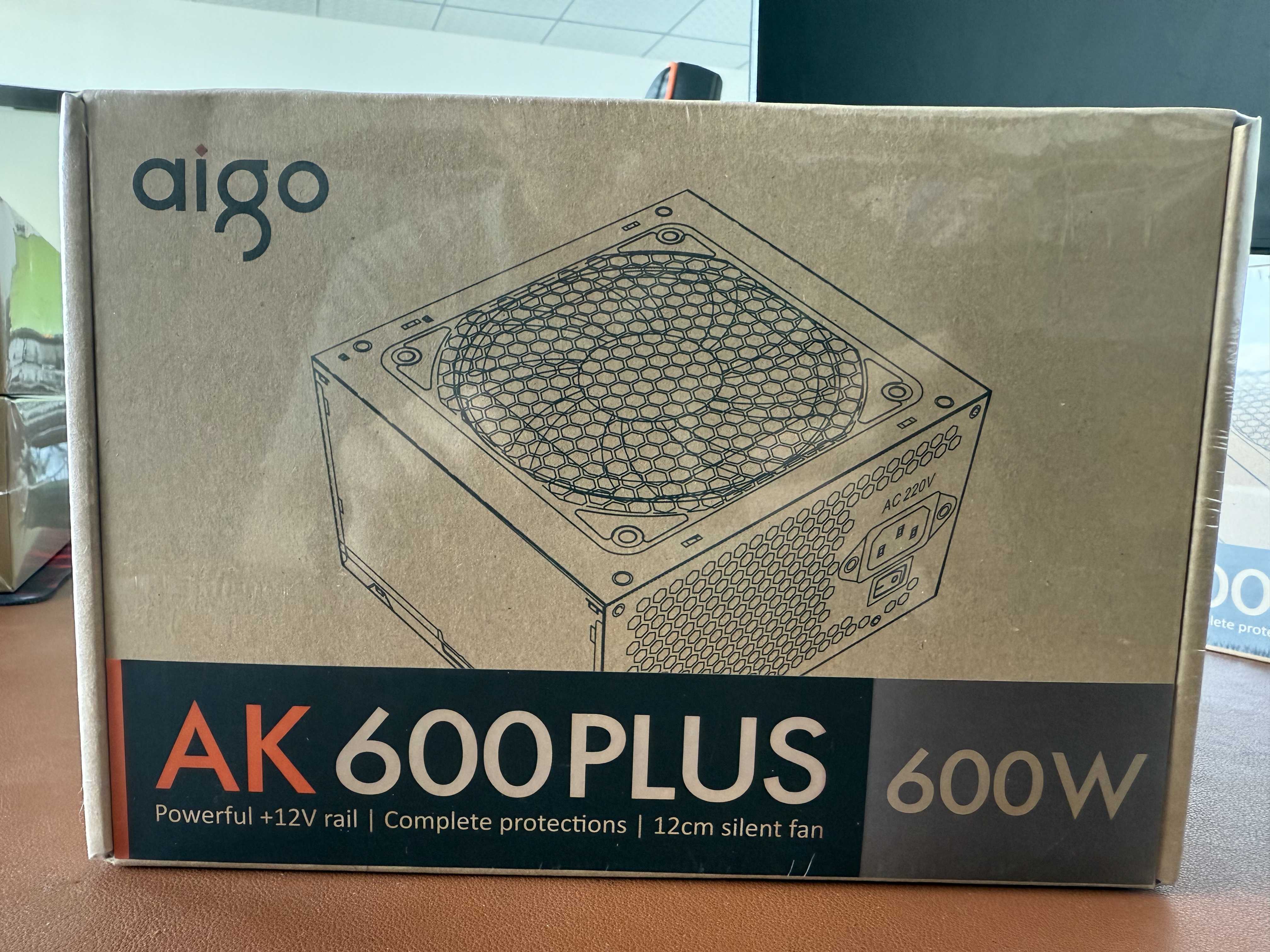 Aigo AK 600W PC PSU Power Supp - đánh giá và giá Pc Unit For Gaming