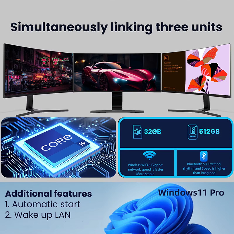 Core i9 10980HK Mini PC Window - đánh giá và giá Pc Gaming Ram 32Gb