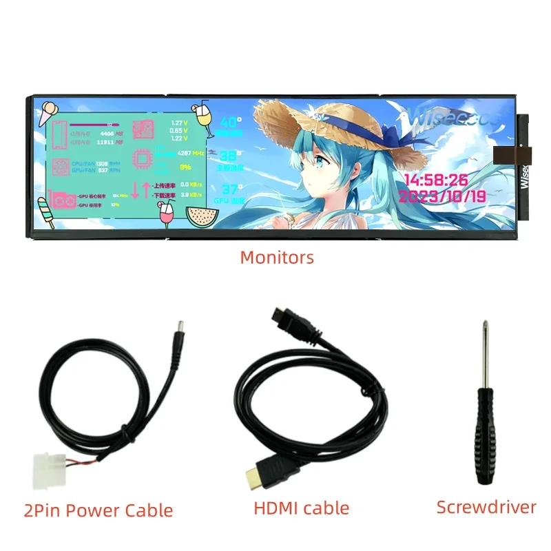 Wisecoco 12.6 inch 1920*515 Po - đánh giá và giá Pc Gaming Y60