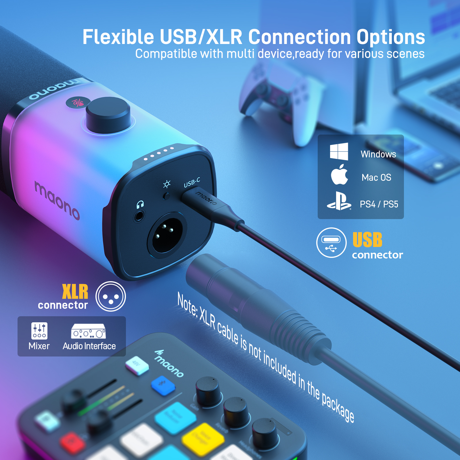 MAONO USB/XLR Gaming Microphon - đánh giá và giá Pc Gaming Earphones