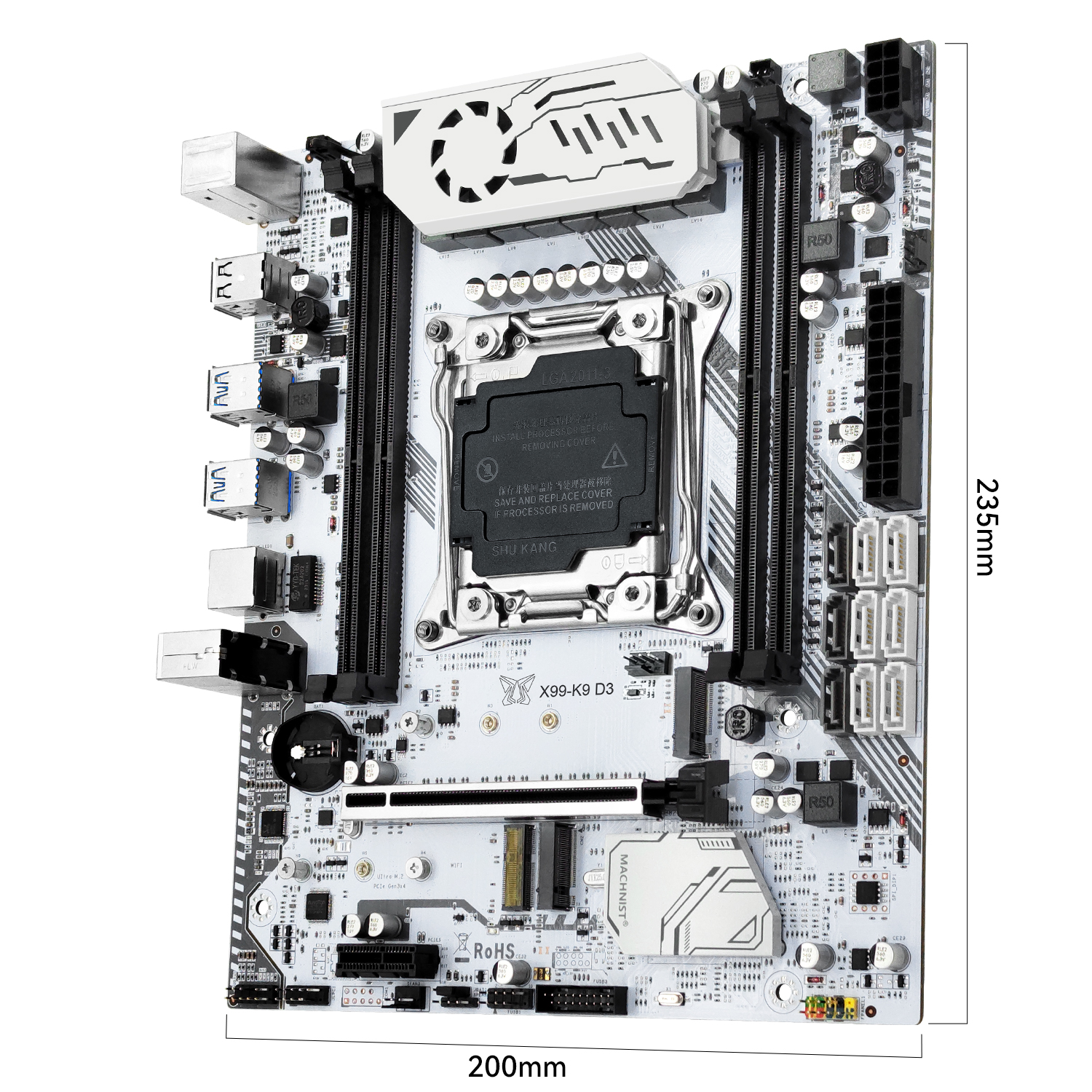 MACHINIST X99 K9-D3 Motherboar - đánh giá và giá Pc Gaming Xeon