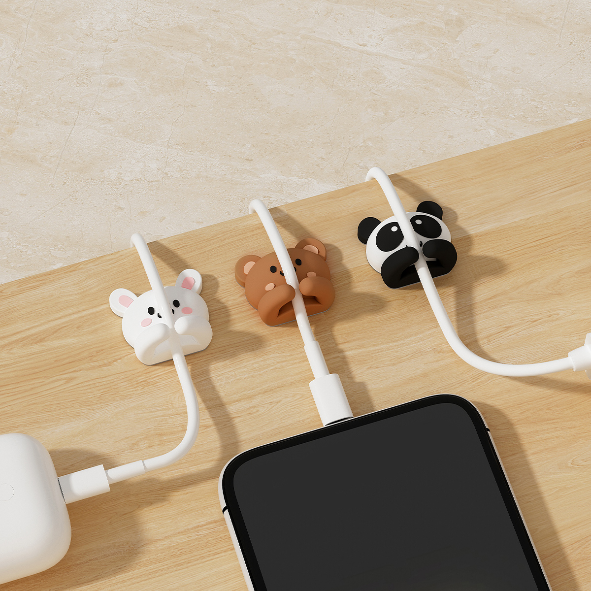 2/3pcs Cute Cartoon Desktop Ca - đánh giá và giá Cable Management Sleeve