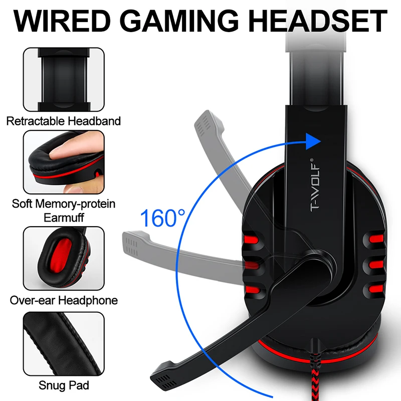 T-WOLF Game Four Piece TF800 I - đánh giá và giá Pc Gaming Earphones
