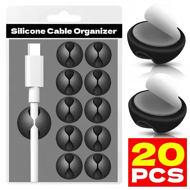 Cable Clips Phone Cord Holder  - đánh giá và giá Cable Management Sleeve