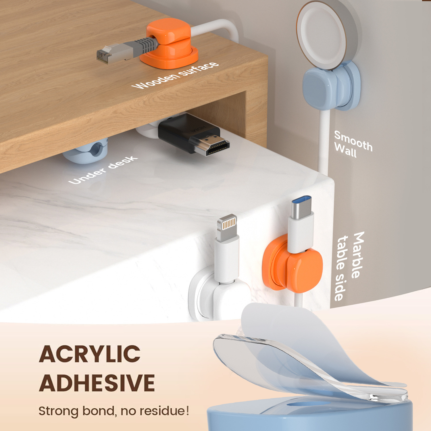 adhesive cable organizer Cable - đánh giá và giá Cable Management Sleeve
