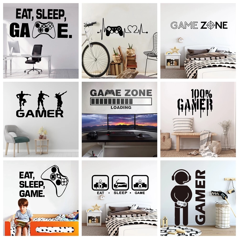 Carved Gamer Wall Sticker Viny - đánh giá và giá Pc Gaming Wallpaper