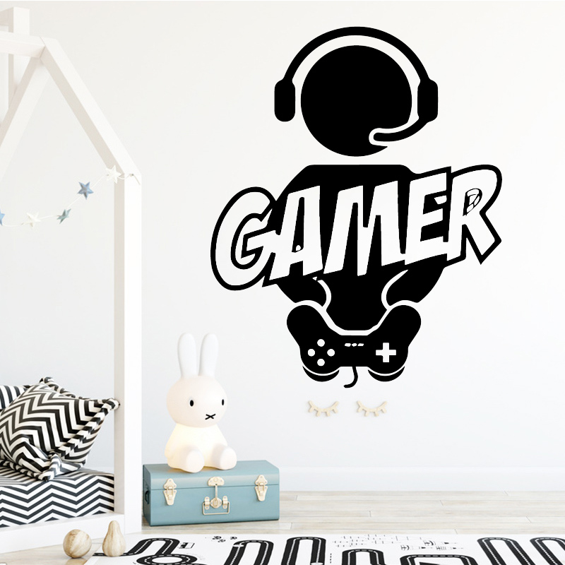 Carved Gamer Wall Sticker Viny - đánh giá và giá Pc Gaming Wallpaper