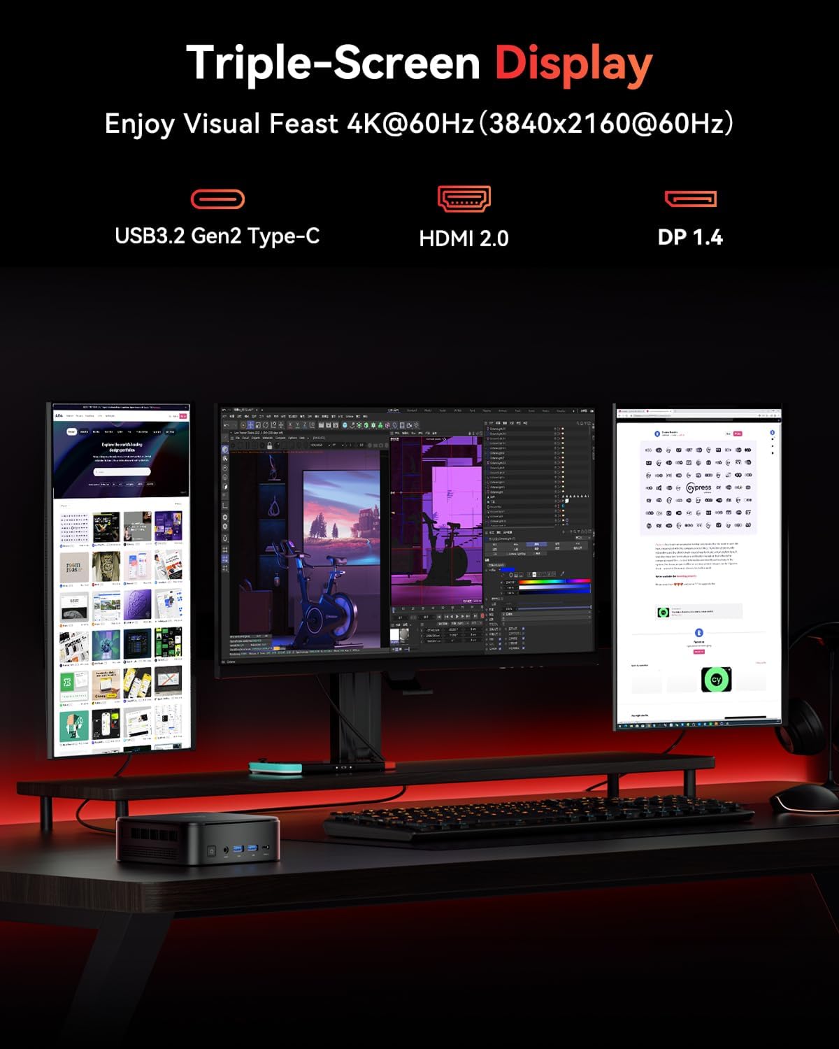 Mini Gaming PC AMD Ryzen7 7735 - đánh giá và giá Pc Gaming Graphics Card