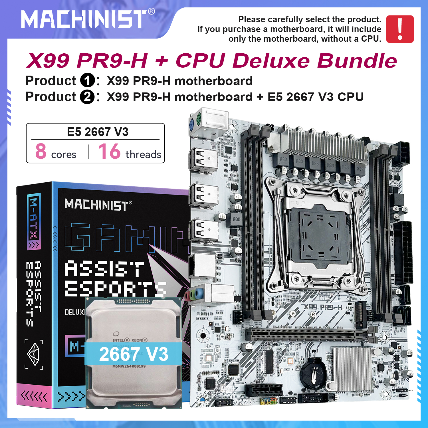 MACHINIST X99 PR9-H LGA2011-3  - đánh giá và giá Pc Gaming Xeon