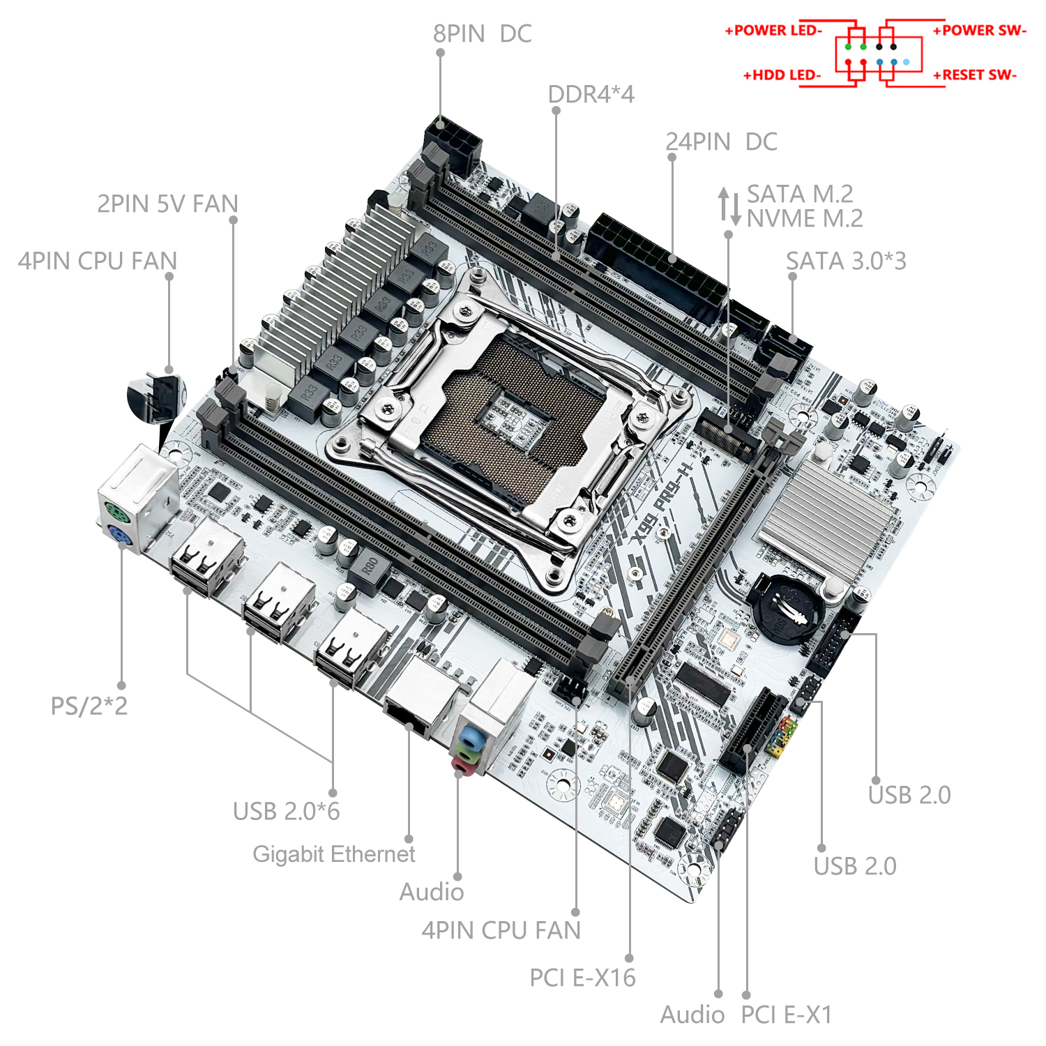 MACHINIST X99 PR9-H LGA2011-3  - đánh giá và giá Pc Gaming Xeon