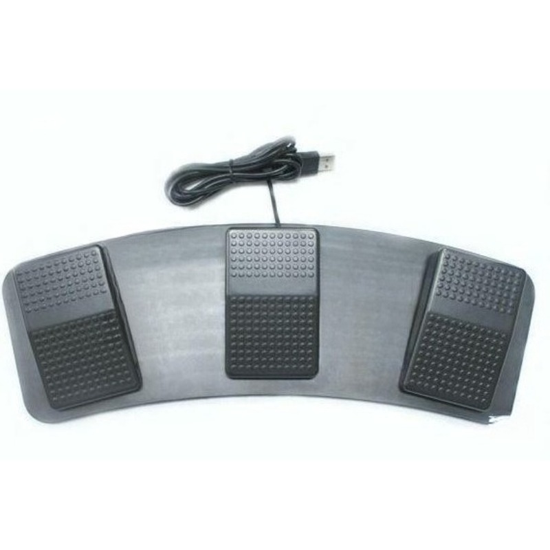 3-Button Foot Pedal Switch Pla - đánh giá và giá Usb Foot Pedal Gaming