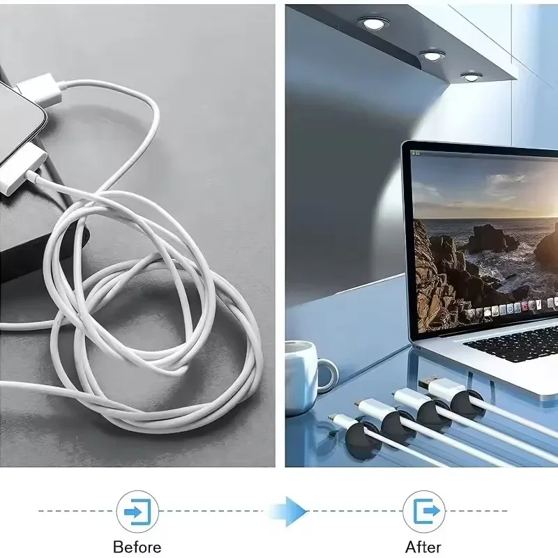 Cable Clips Phone Cord Holder  - đánh giá và giá Cable Management Sleeve