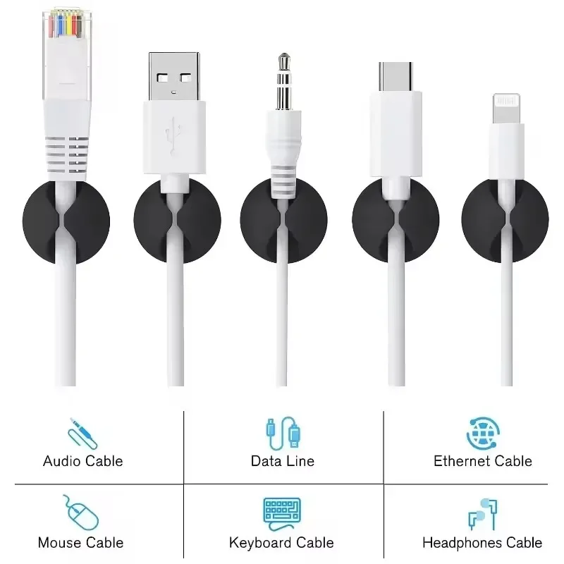 Cable Clips Phone Cord Holder  - đánh giá và giá Cable Management Sleeve