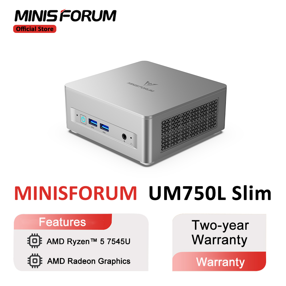 MINISFORUM Mini PC UM750L Slim - đánh giá và giá Pc Gaming Ryzen