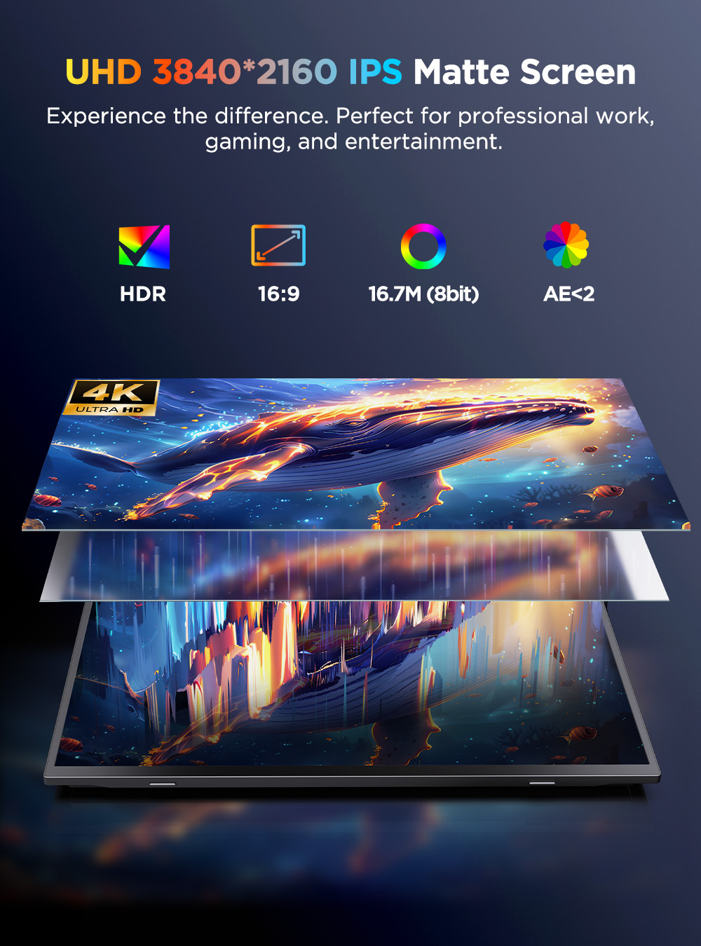 UPERFECT 4K Portable Touchscre - đánh giá và giá Pc Gaming Y60