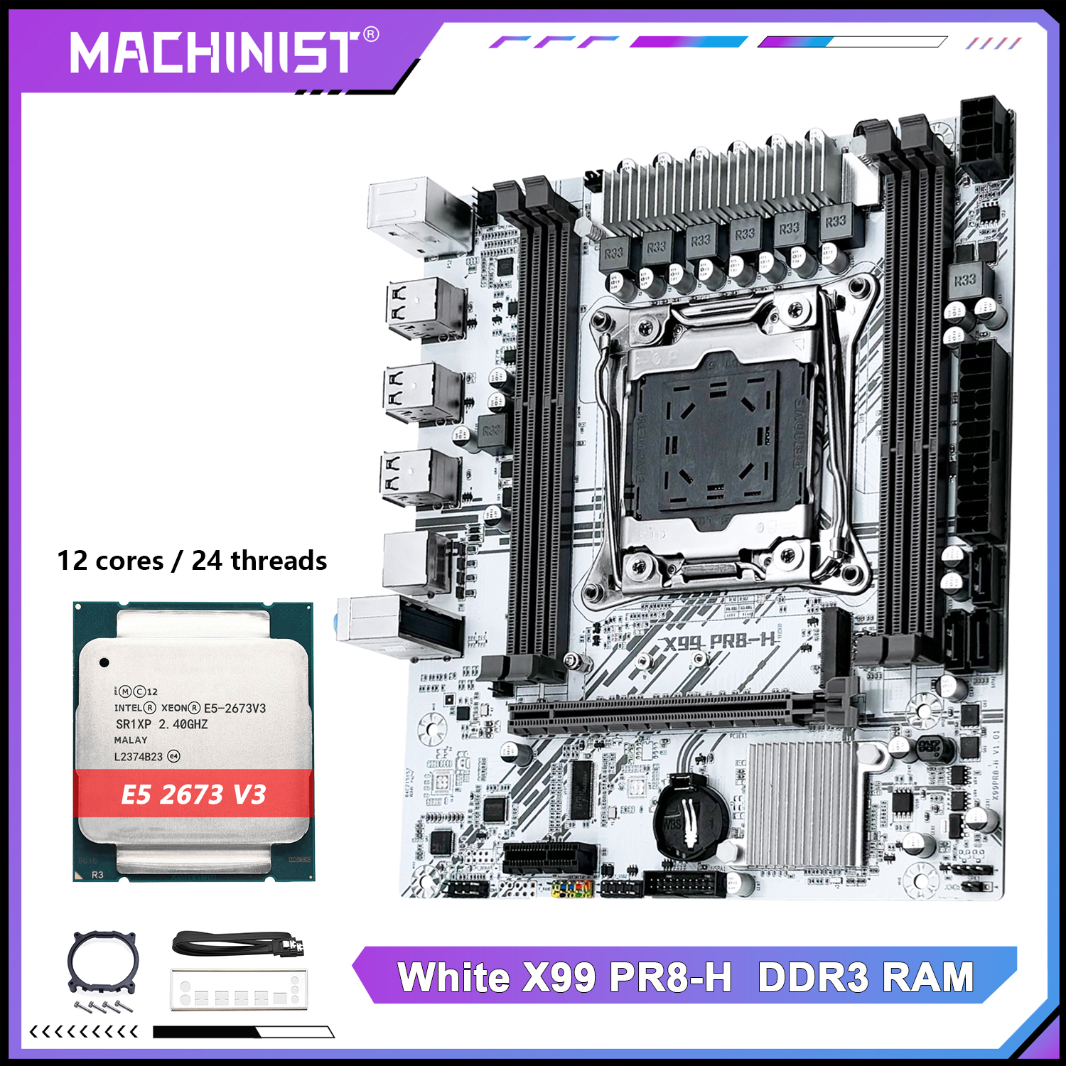 MACHINIST X99 Motherboard Inte - đánh giá và giá Pc Gaming Xeon